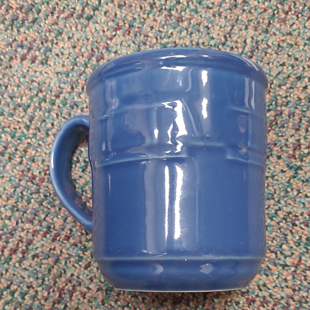 Longaberger Cornflower Blue Ceramic Mug